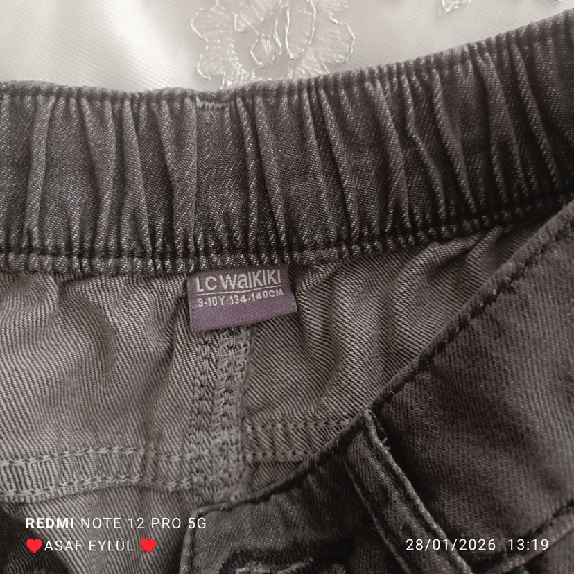 Düğmeli Siyah Erkek şort - Görsel 2