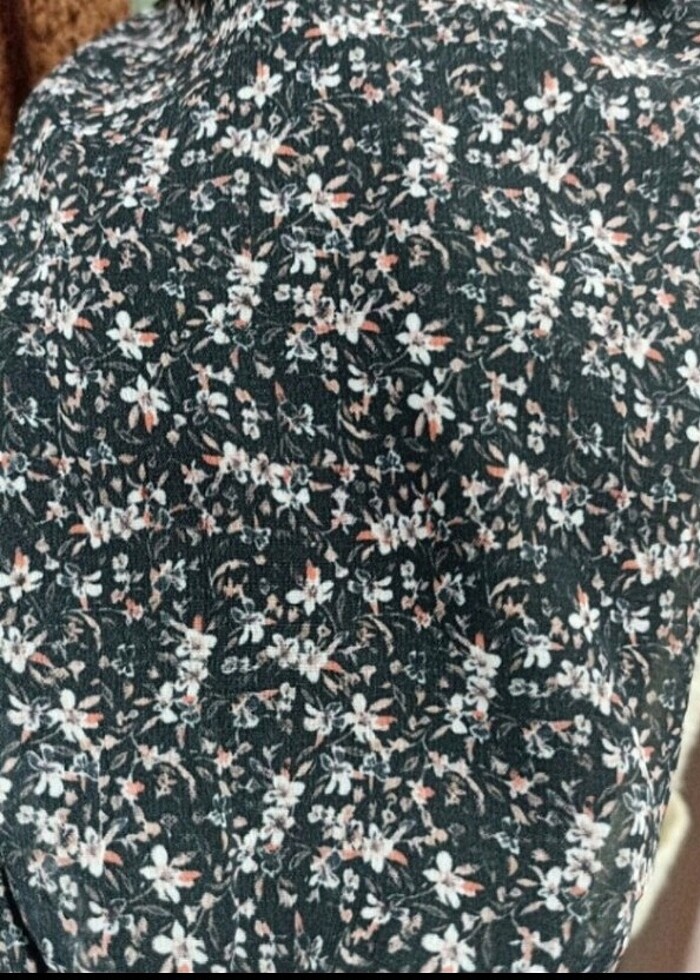 Tesettür elbise çiçek desenli  - Görsel 3