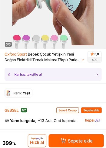 Elektrikli Manikür Seti - Görsel 3