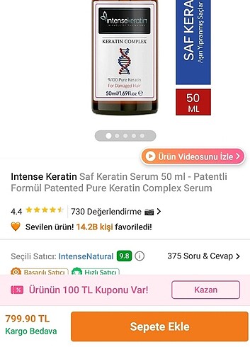 Keratin Serum - Görsel 2