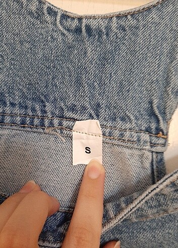 s Beden Kadın salopet buz mavisi