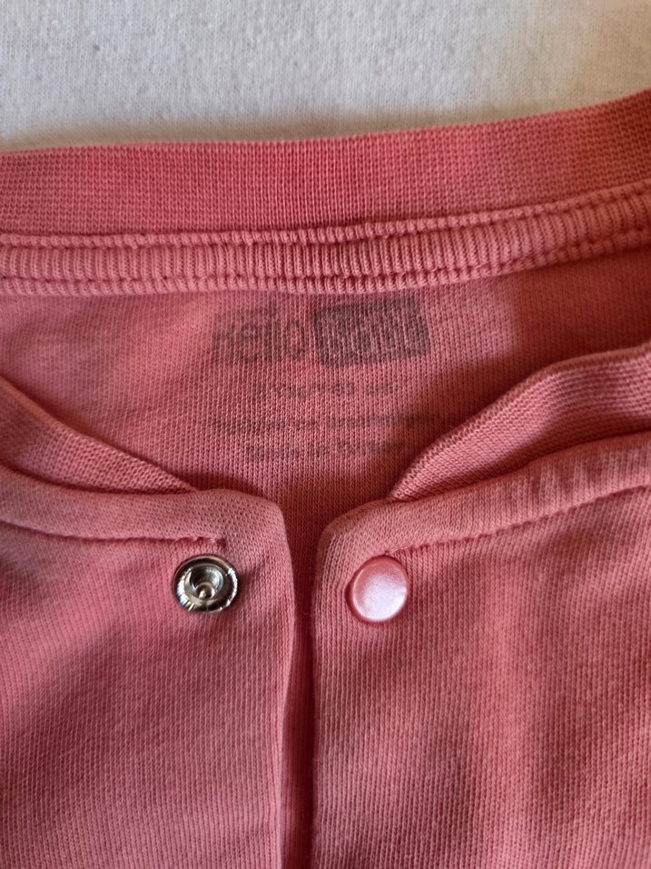 Kız Çocuk Düğmeli Pembe Hırka - Görsel 3