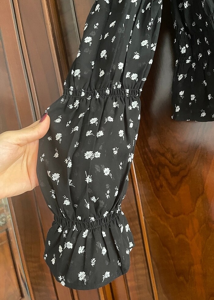 H&M şifon bluz - Görsel 2