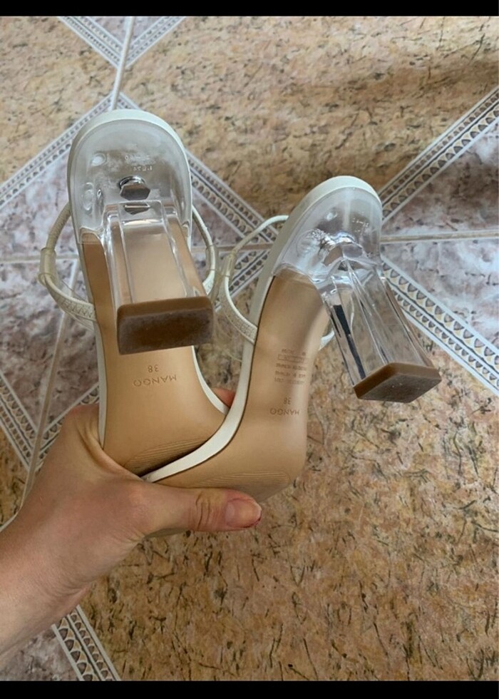 Mango şeffaf ayakkabı - Görsel 4