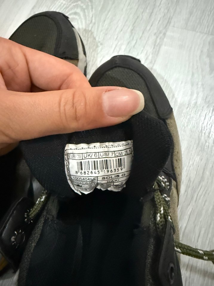 Kamuflaj Desenli Bağcıklı Outdoor unisex Ayakkabı - Görsel 4