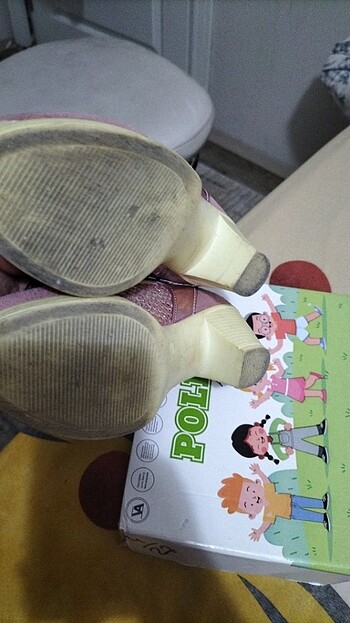 Kız çocuğu hafif dolgulu topuk - Görsel 5