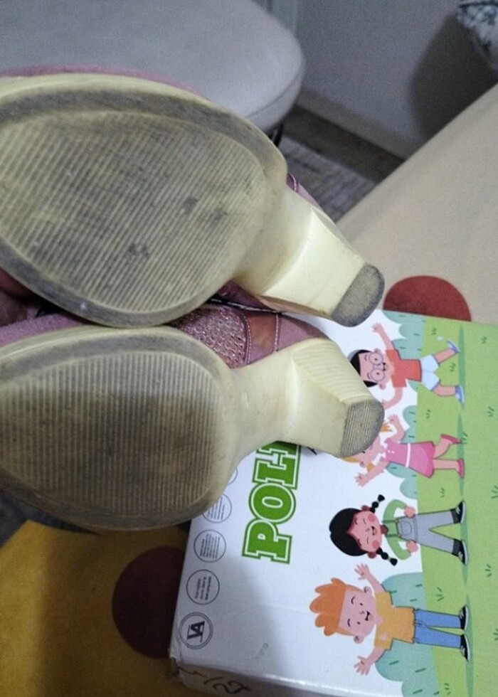 Kız çocuğu hafif dolgulu topuk - Görsel 5