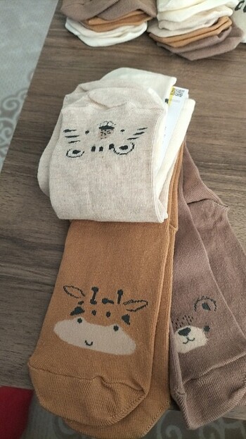 4 lu Penti çorap unisex kız erkek büyük küçük icin - Görsel 4