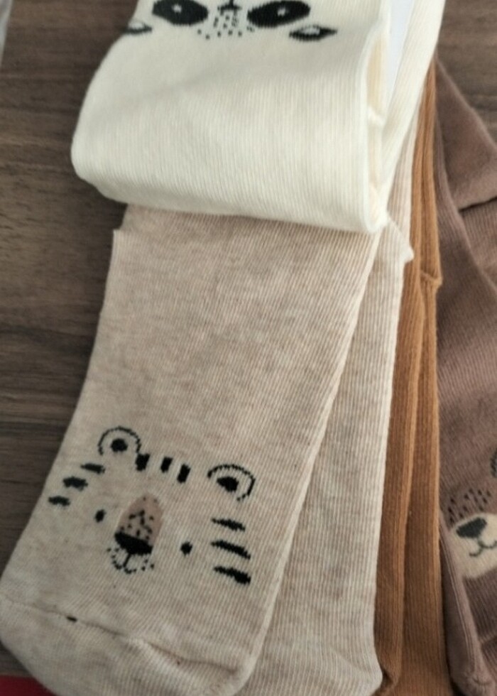 4 lu Penti çorap unisex kız erkek büyük küçük icin - Görsel 3