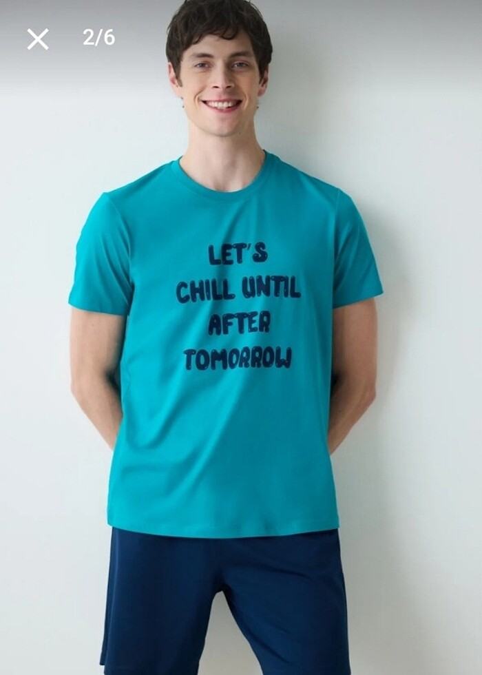 Penti pamuklu erkek pjama takim - Görsel 2