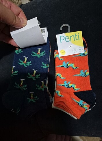Penti 4 lü babet erkek corap penti