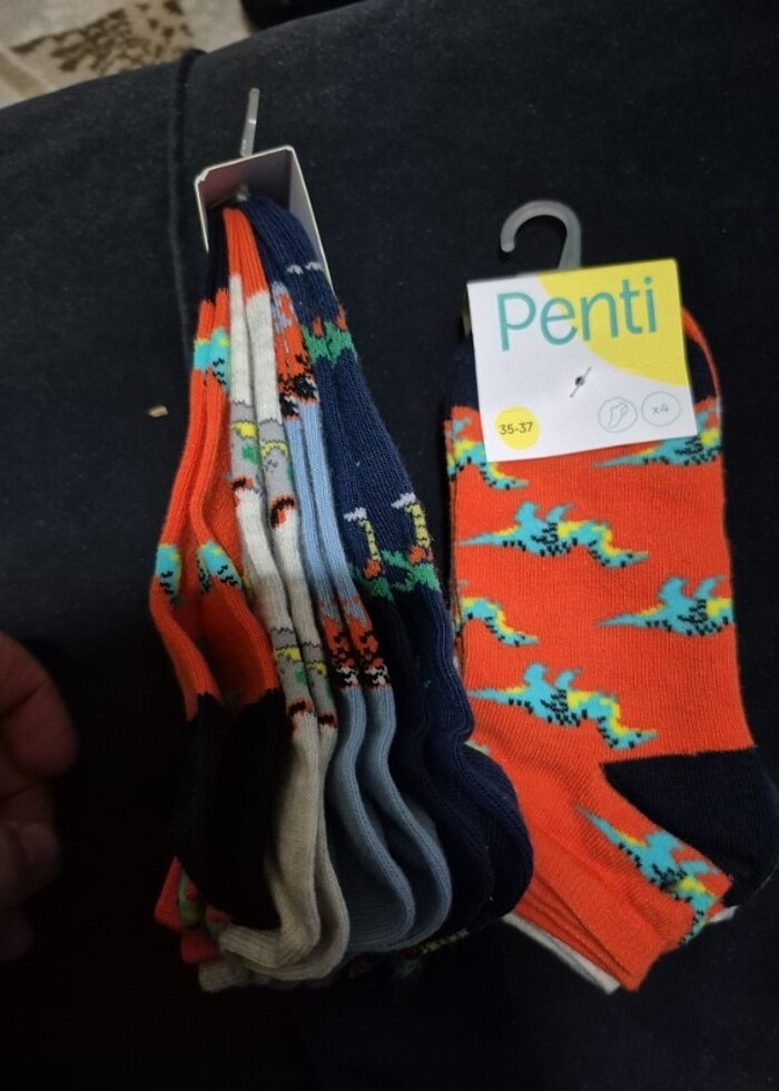 4 lü babet erkek corap penti - Görsel 3