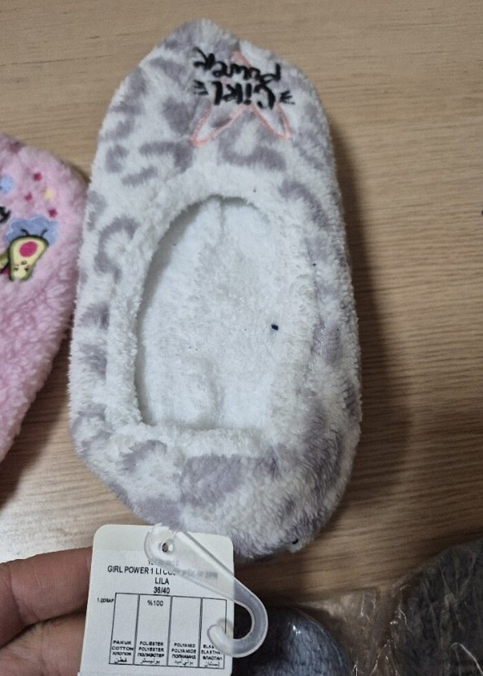 36 40  numara bayan büyük numara ev panduf - Görsel 5