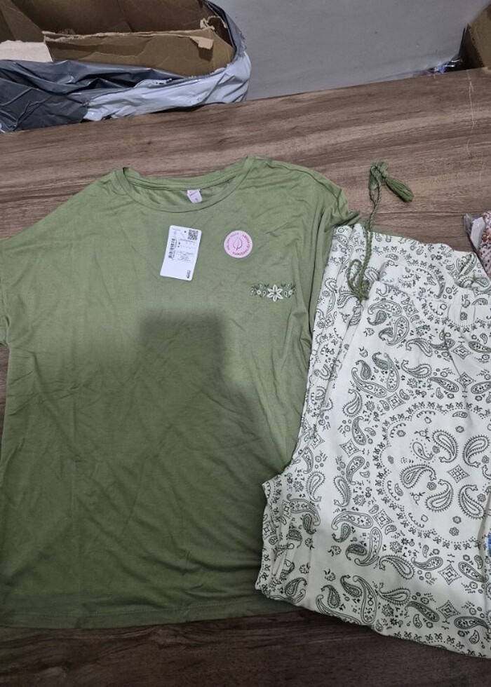 Kısa kolu viskinin pamuklu  - Görsel 2