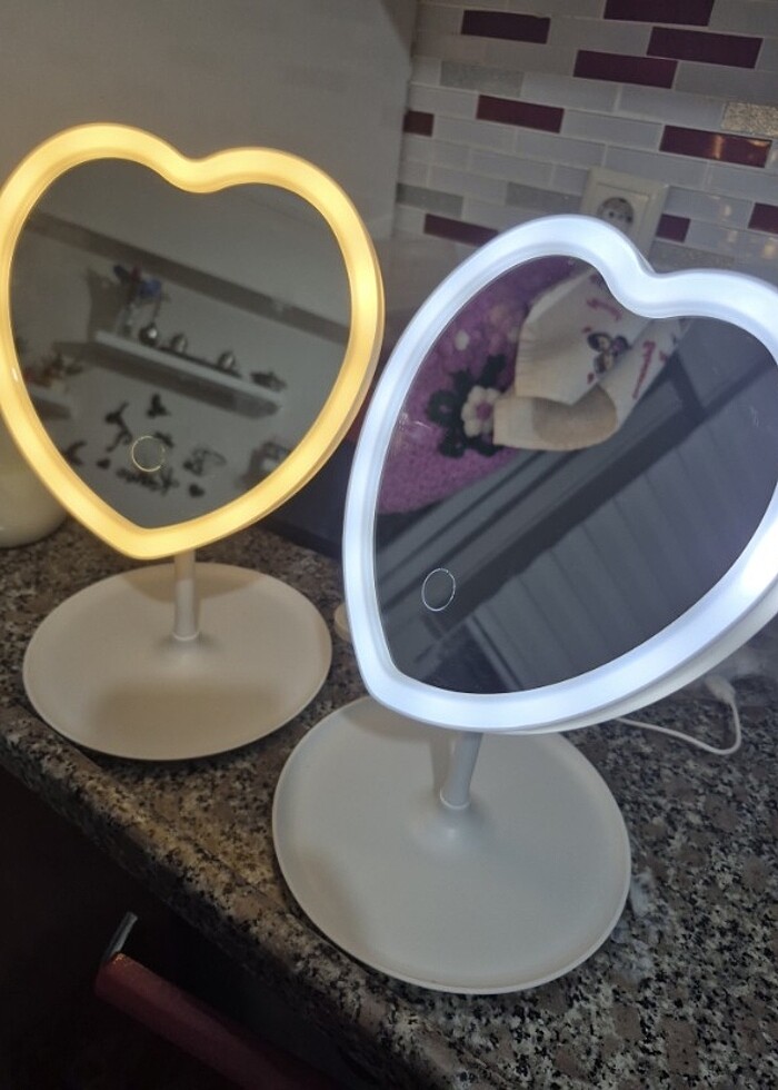 3 kademeli ledli ayna  - Görsel 2