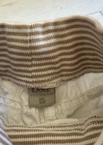 Erkek Çocuk Pamuklu Rahat Kesim Beyaz Pantolon - Görsel 5