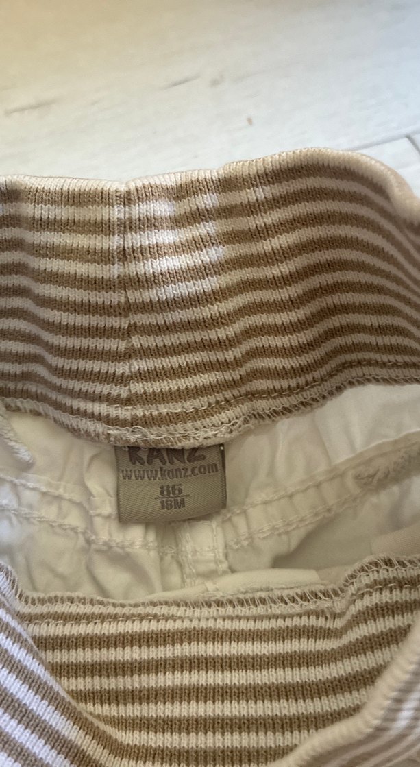 Erkek Çocuk Pamuklu Rahat Kesim Beyaz Pantolon - Görsel 5