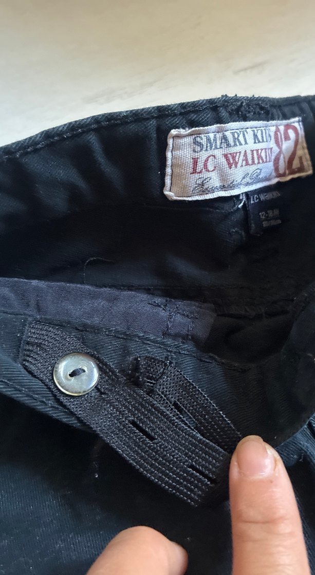 Erkek Çocuk Siyah Denim Pantolon - Görsel 3