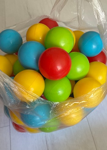 Renkli Plastik Oyun Topları Seti - Görsel 3