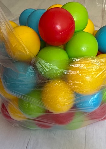 Renkli Plastik Oyun Topları Seti - Görsel 2