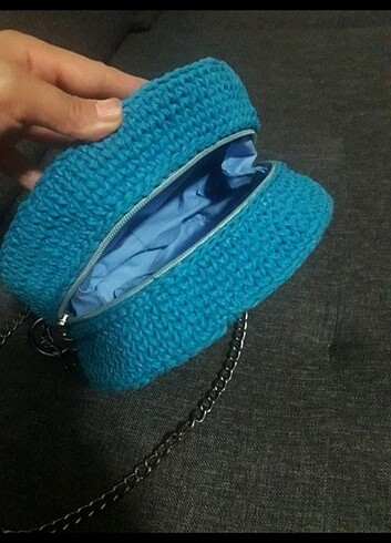 Otantik şık çanta. El yapımı.  - Görsel 5