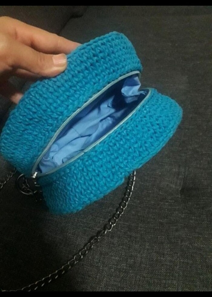 Otantik şık çanta. El yapımı.  - Görsel 5