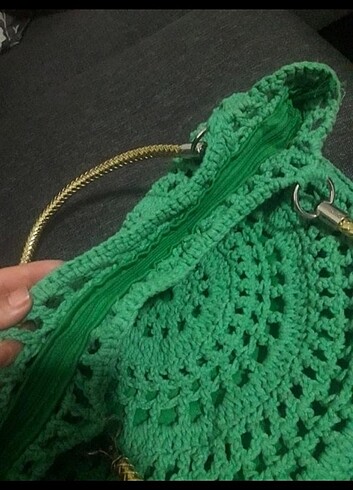  Beden yeşil Renk El yapımı çok güzel bir çanta. 