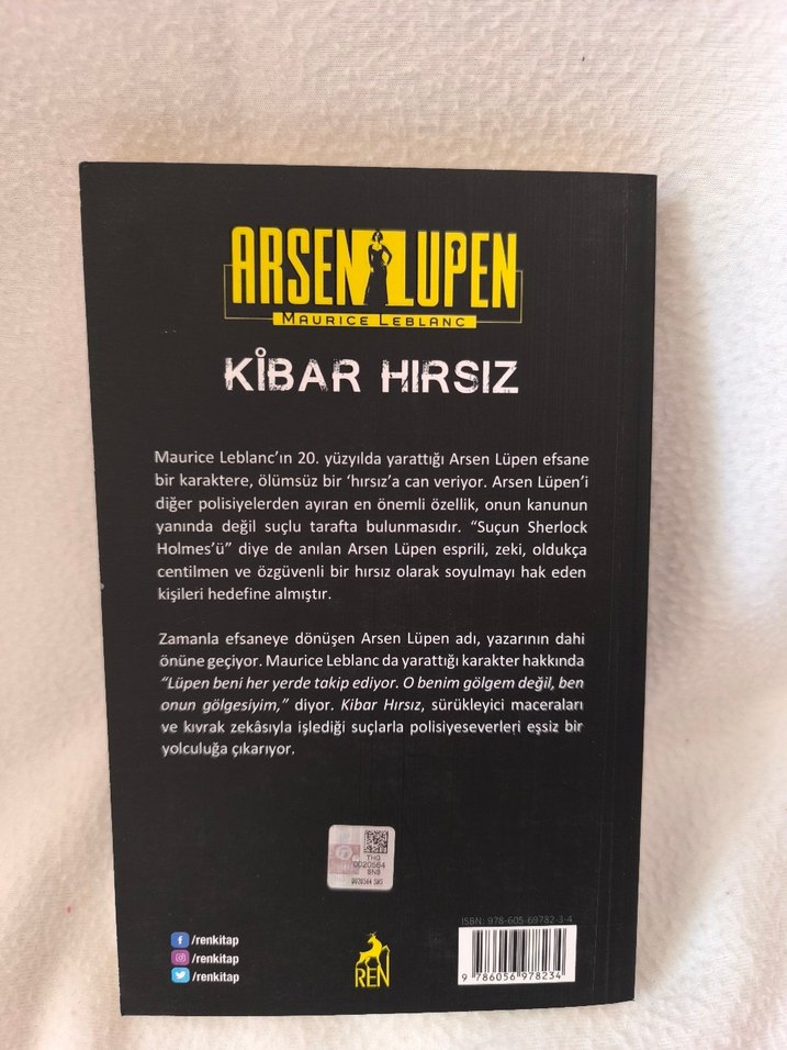 Arsen Lupen - Kibar Hırsız Maurice Leblanc - Görsel 2