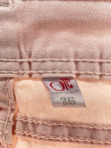 universal Beden pembe Renk Koton Jean / Kot %70 İndirimli.