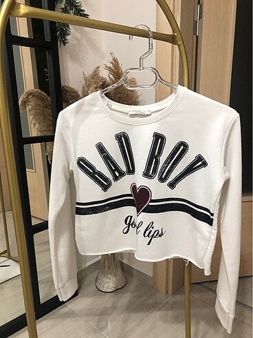 Bershka Kısa Sweatshirt