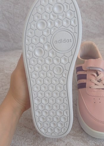 Adidas Kız Çocuk Pembe Sneaker Velcro Bantlı