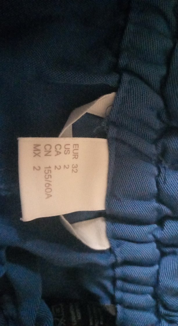 Lacivert Keten Salaş sort - Görsel 2