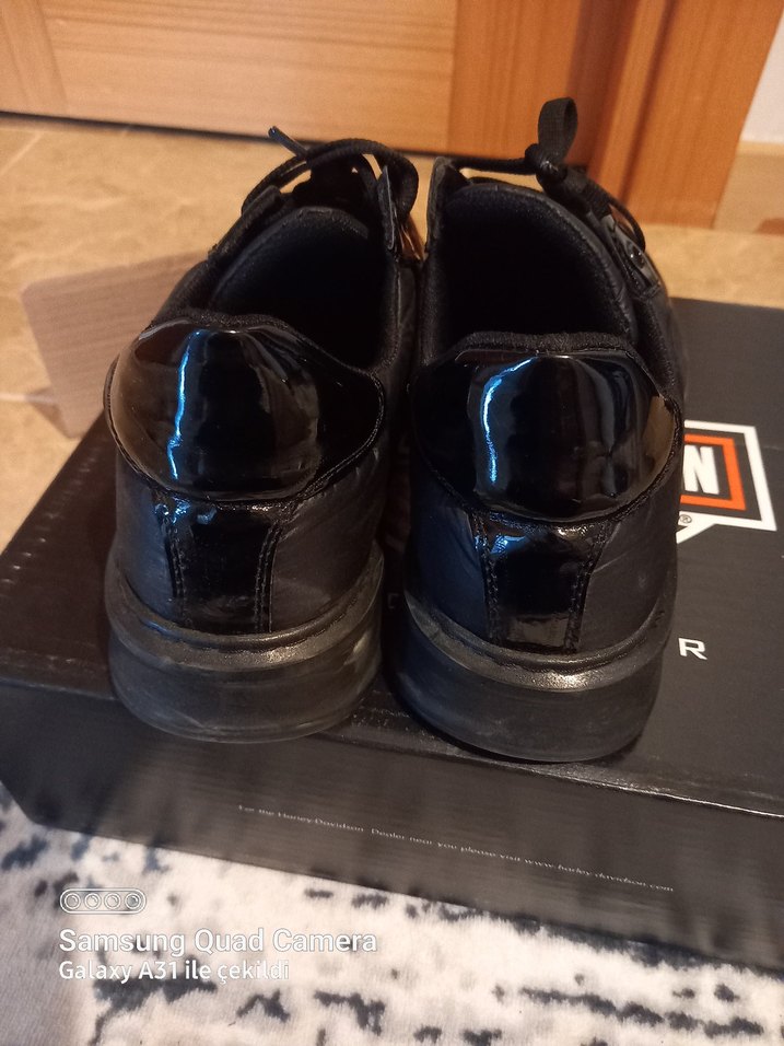 Kadın Siyah Platform Spor Ayakkabı - Görsel 3