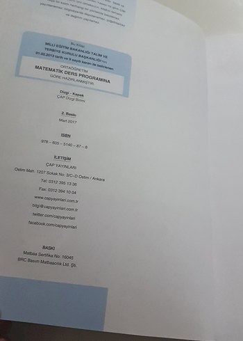 10. Sınıf Matematik 5. Fasikül Kitap - Görsel 3