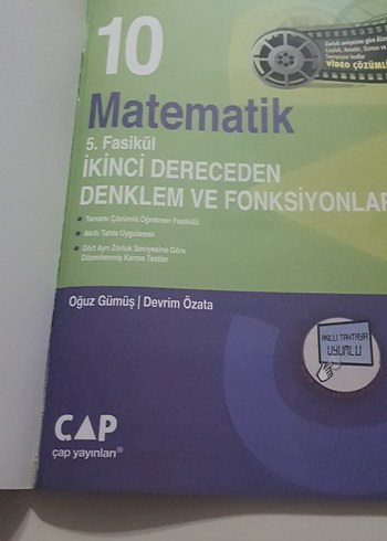 10. Sınıf Matematik 5. Fasikül Kitap - Görsel 2