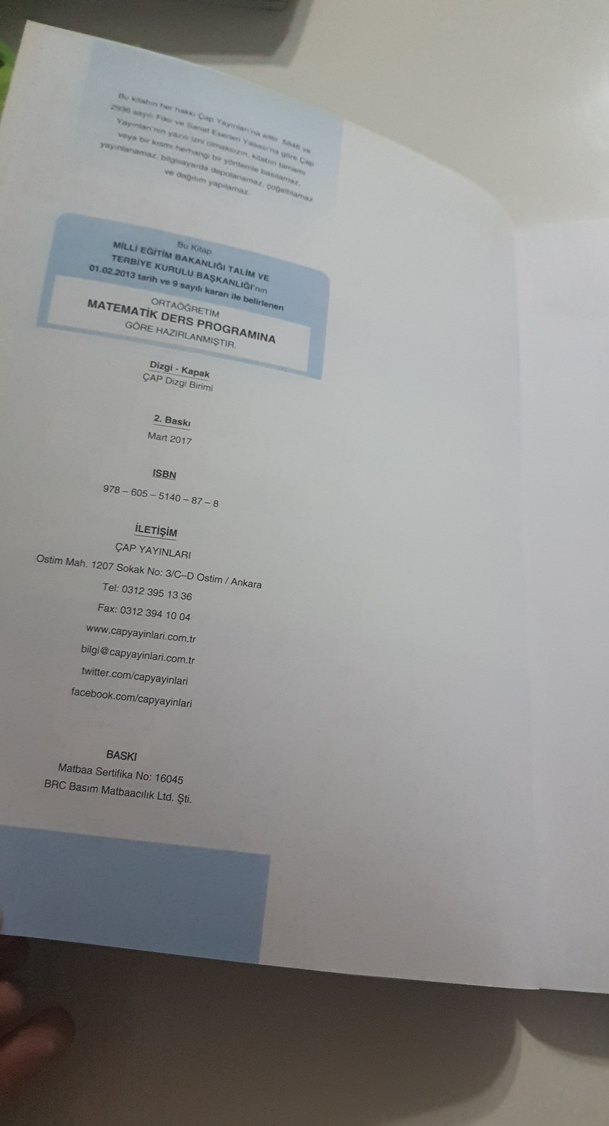 10. Sınıf Matematik 5. Fasikül Kitap - Görsel 3