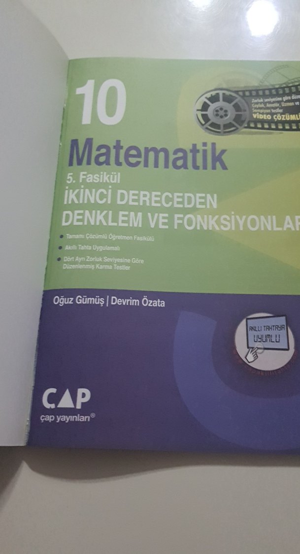 10. Sınıf Matematik 5. Fasikül Kitap - Görsel 2