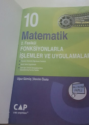 Matematik 10. Sınıf 2. Fasikül Fonksiyonlar Kitabı - Görsel 2