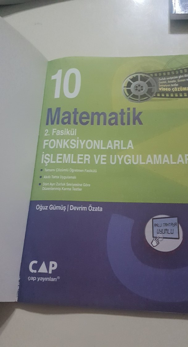 Matematik 10. Sınıf 2. Fasikül Fonksiyonlar Kitabı - Görsel 2