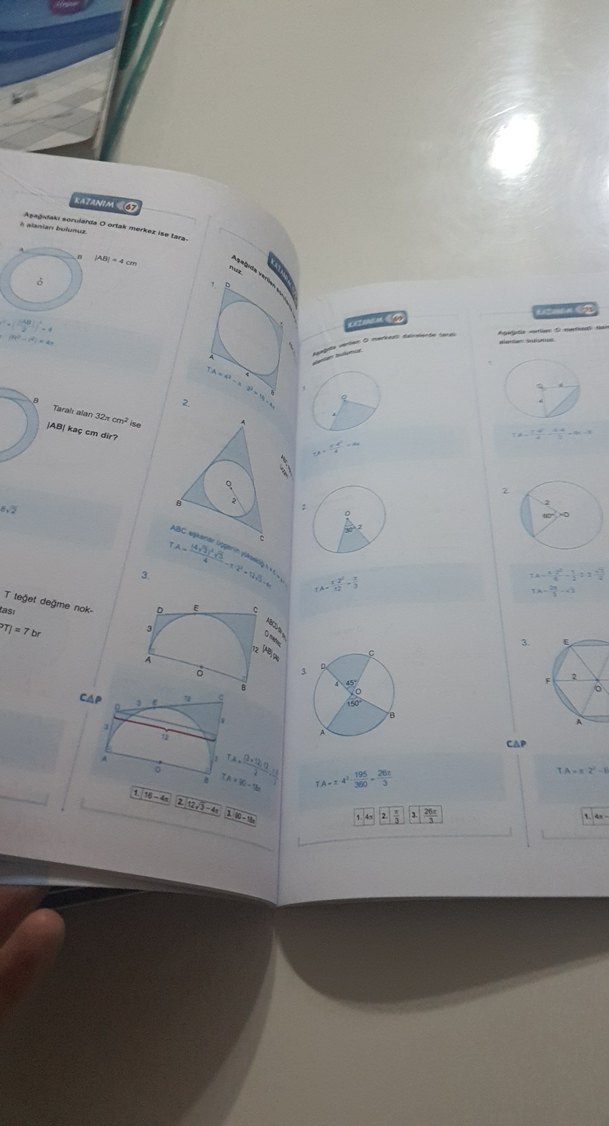 10. Sınıf Matematik Çember ve Daire Fasikülü - Görsel 3