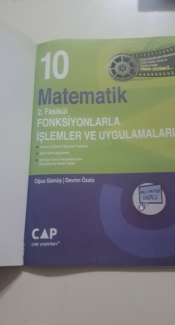 10. Sınıf Matematik Fonksiyonlar Fasikül - Görsel 2