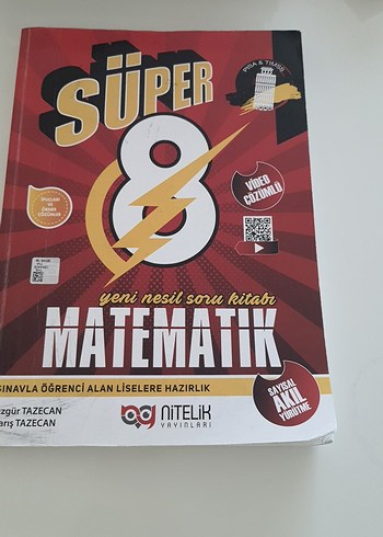 Süper 8 Matematik Yeni Nesil Soru Kitabı