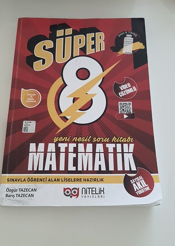 Süper 8 Matematik Yeni Nesil Soru Kitabı