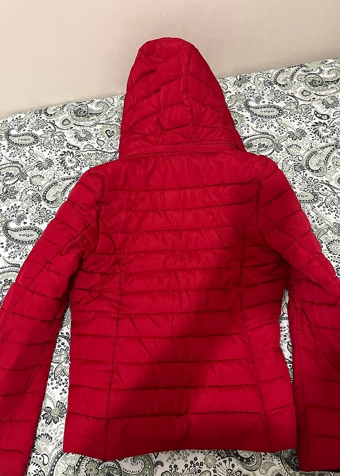 Colins kadın mont kırmızı M beden - Görsel 3