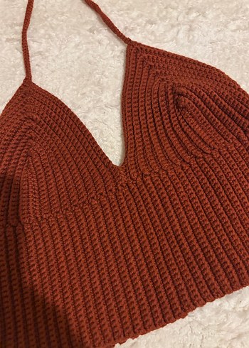 Diğer Bohem Tarz Kahverengi Örgü Bralet