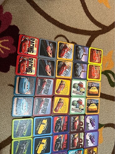  Beden Renk Şimşek mc queen kart eşleştirme oyunu