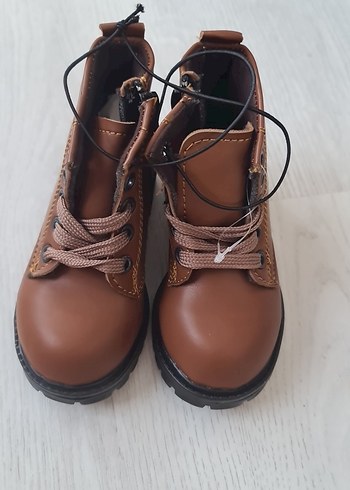 Kahverengi Deri Tokalı Erkek Çocuk Botu - Görsel 2