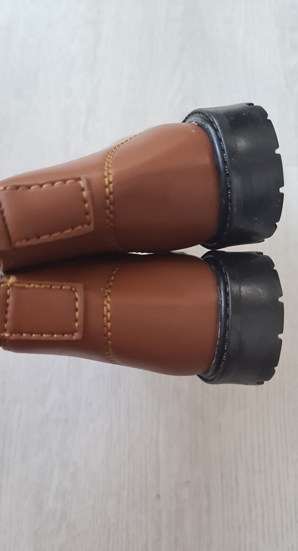 Kahverengi Deri Tokalı Erkek Çocuk Botu - Görsel 5