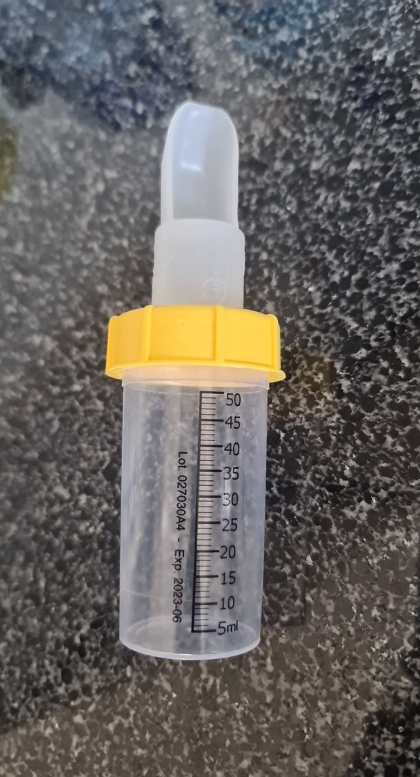 Sarı Bebek Biberonu Ölçülü kasikli biberon - Görsel 2