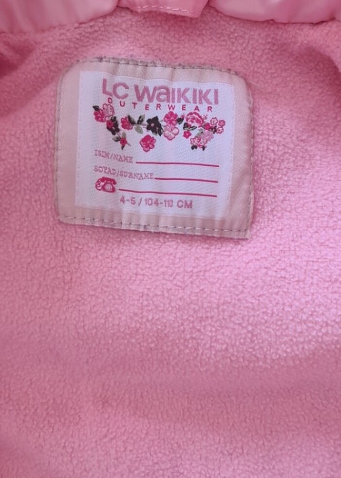 İçi polar kız çocuk uzun mont - Görsel 3